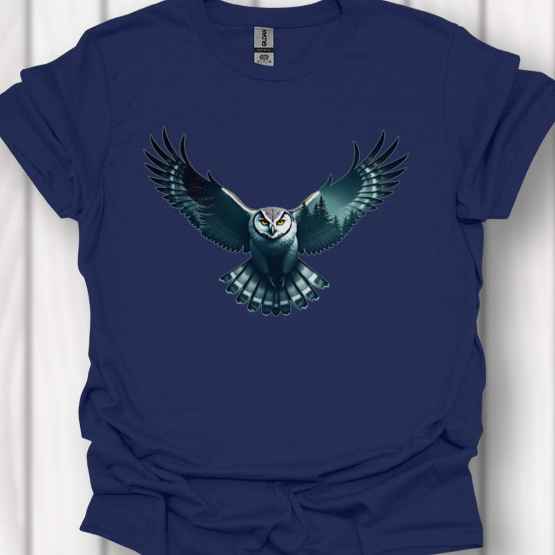 Vliegende Uil Double Exposure T‑Shirt
