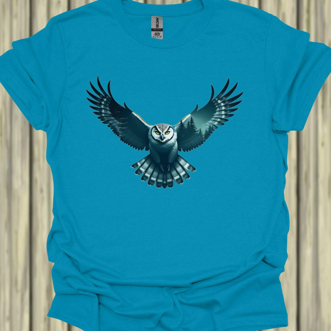 Vliegende Uil Double Exposure T‑Shirt