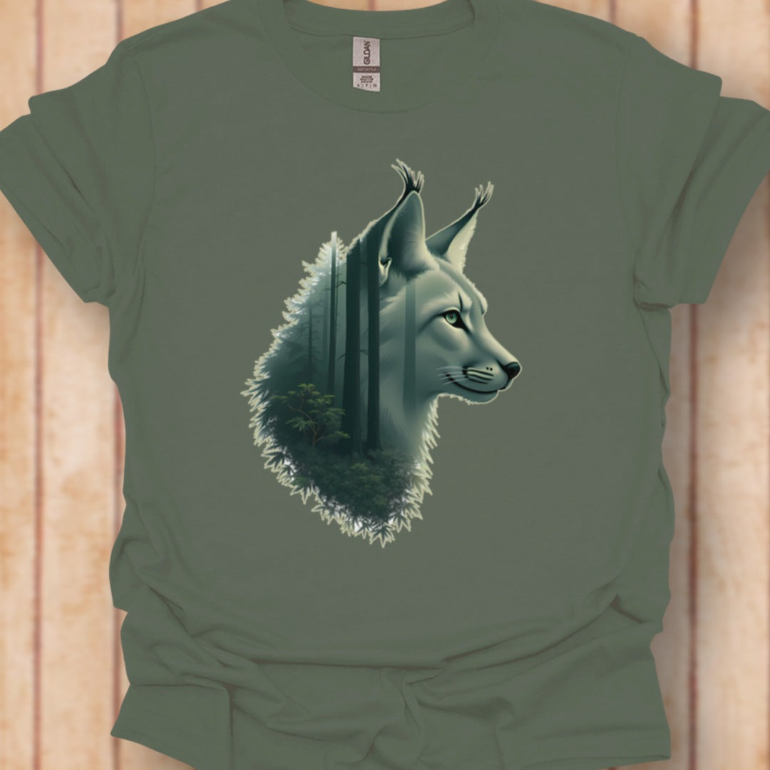 Lynx Double Exposure T‑Shirt