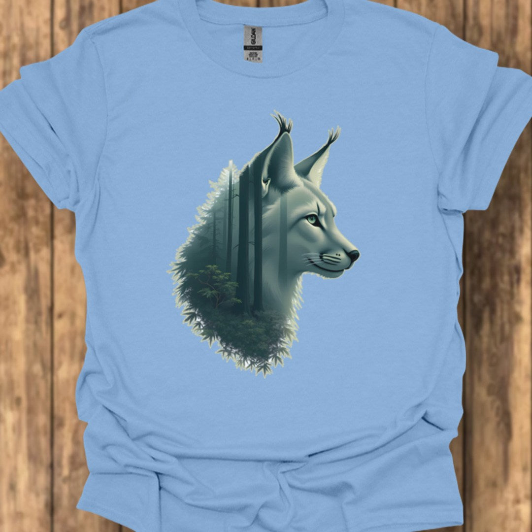 Lynx Double Exposure T‑Shirt