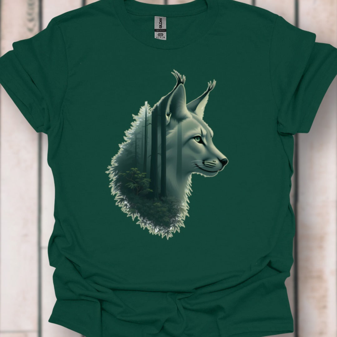 Lynx Double Exposure T‑Shirt