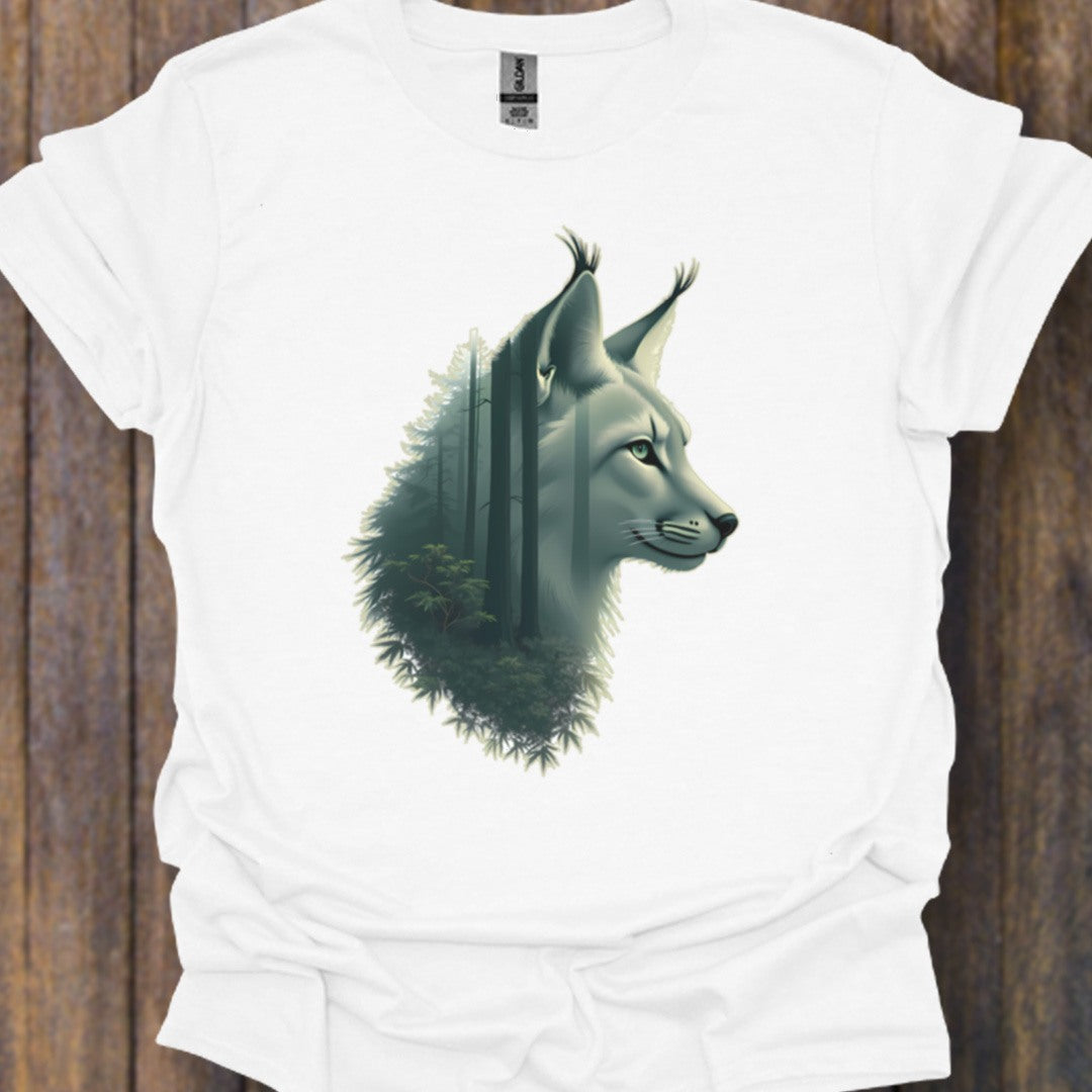 Lynx Double Exposure T‑Shirt