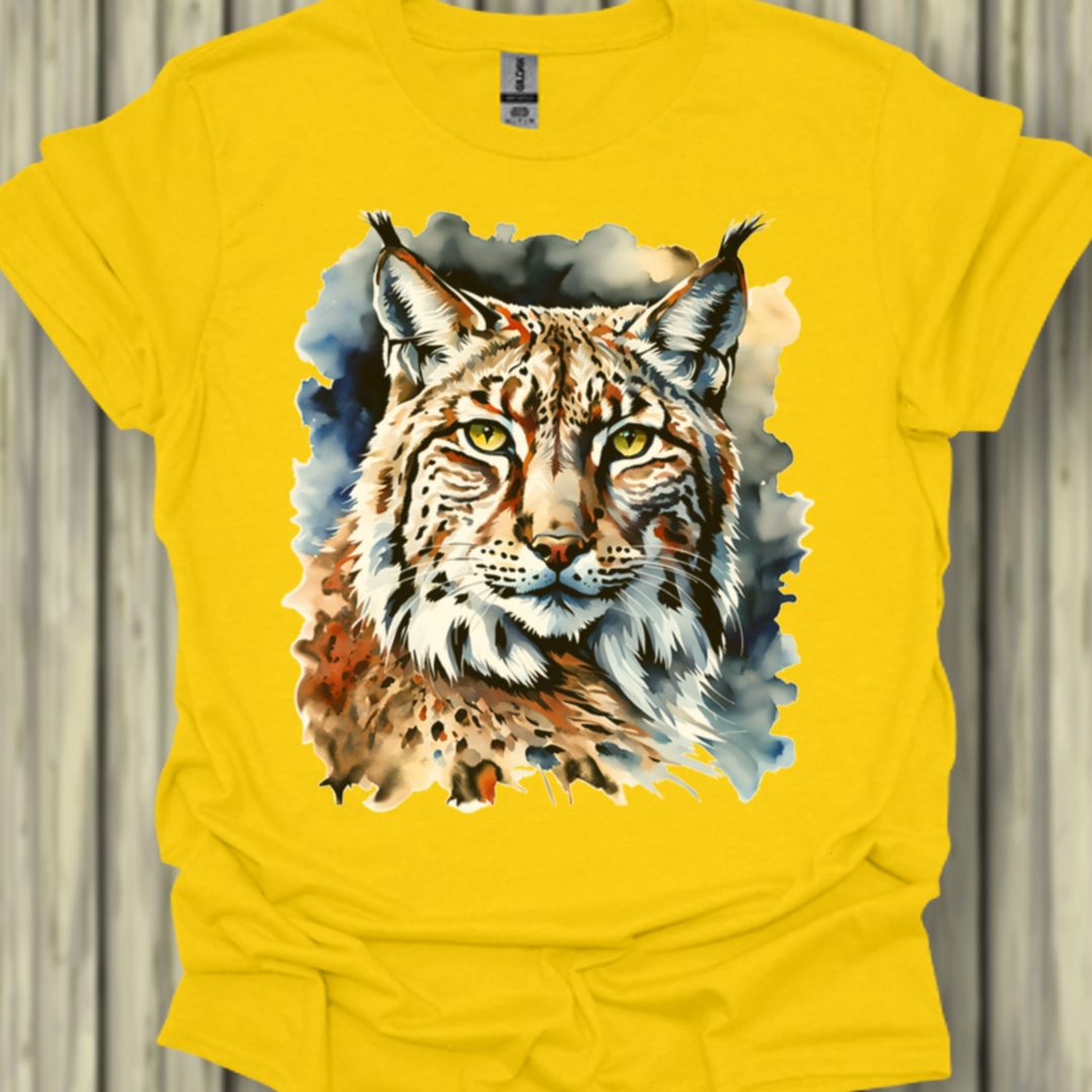 Lynx paintart trendy T-shirt