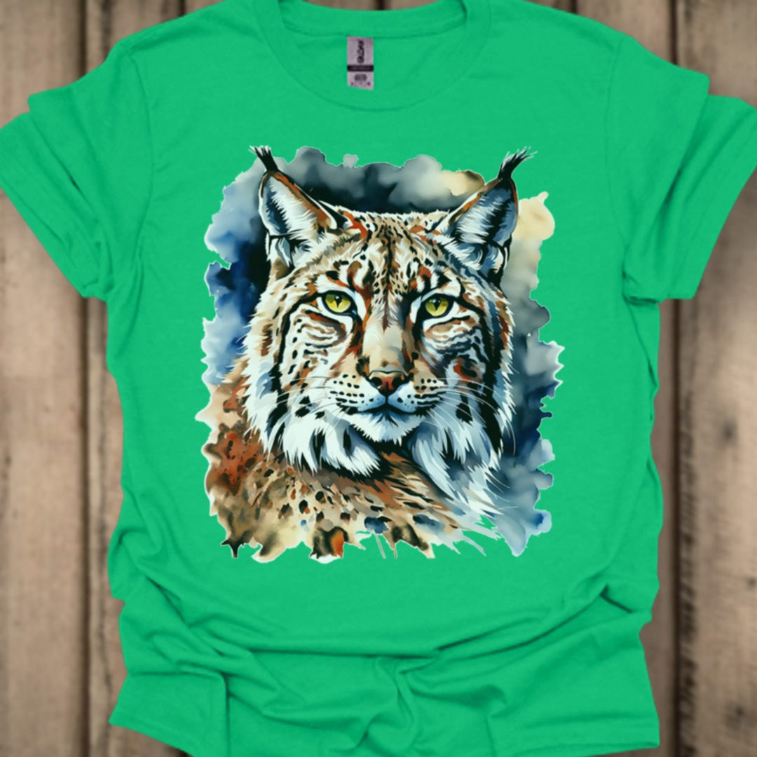 Lynx paintart trendy T-shirt
