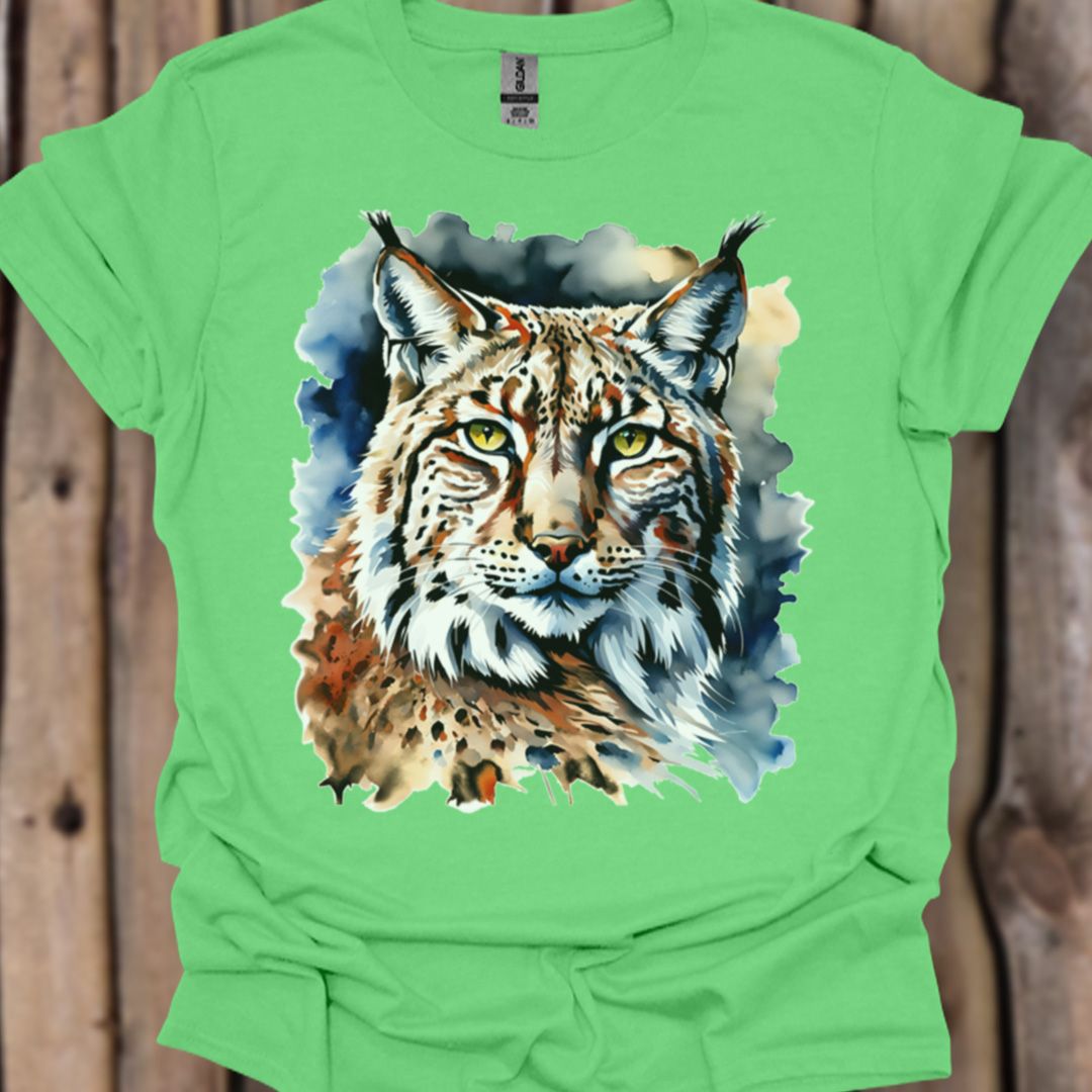 Lynx paintart trendy T-shirt