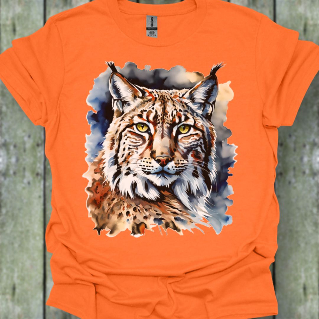 Lynx paintart trendy T-shirt