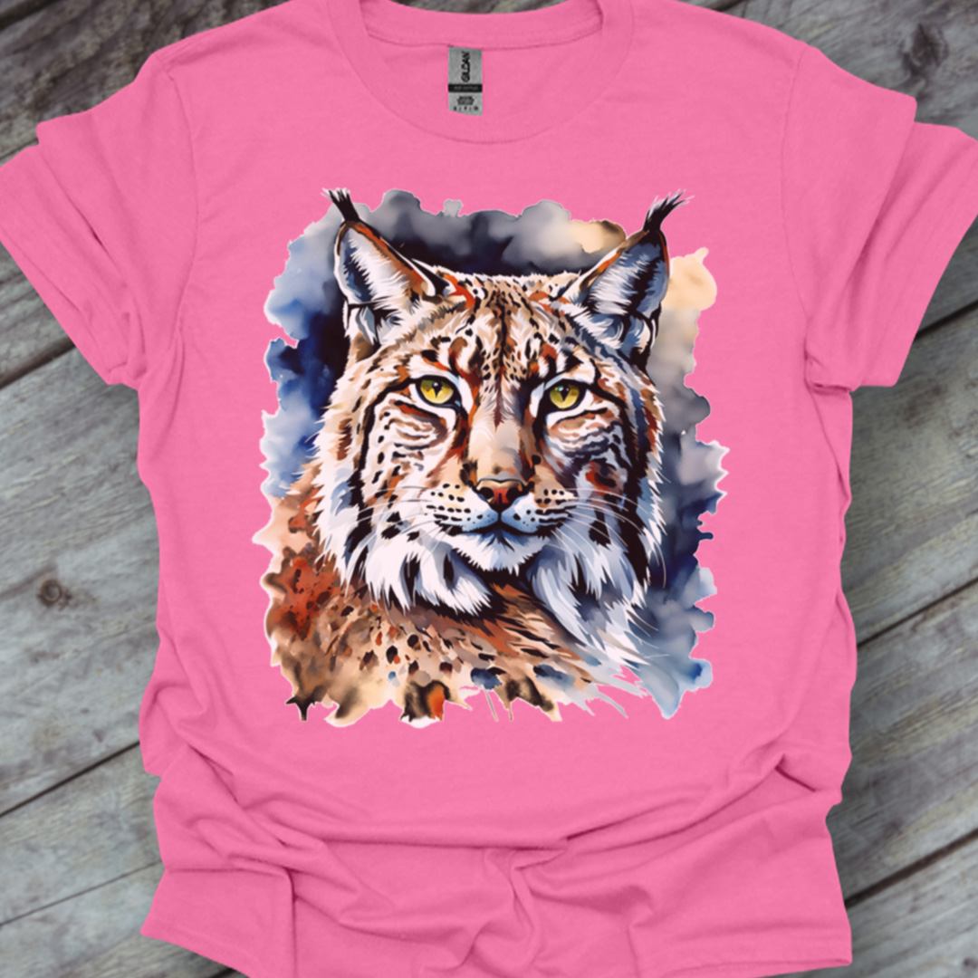 Lynx paintart trendy T-shirt