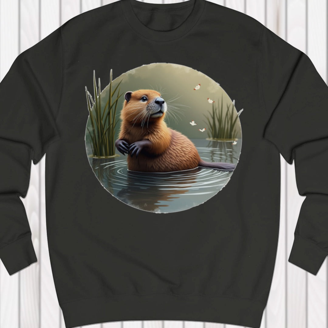 Bever met vlinders sweatshirt