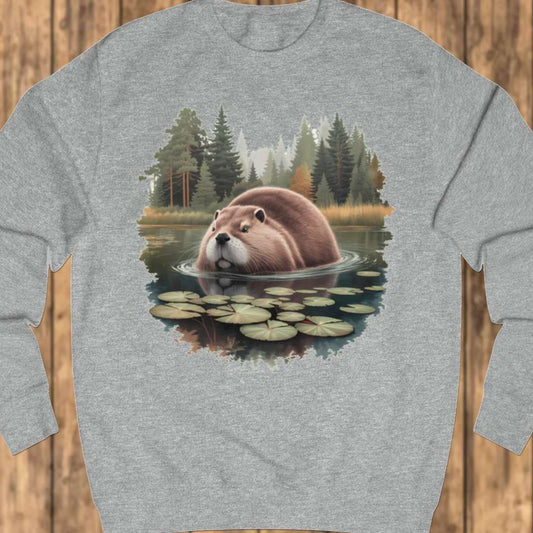 Bever in het bos sweatshirt