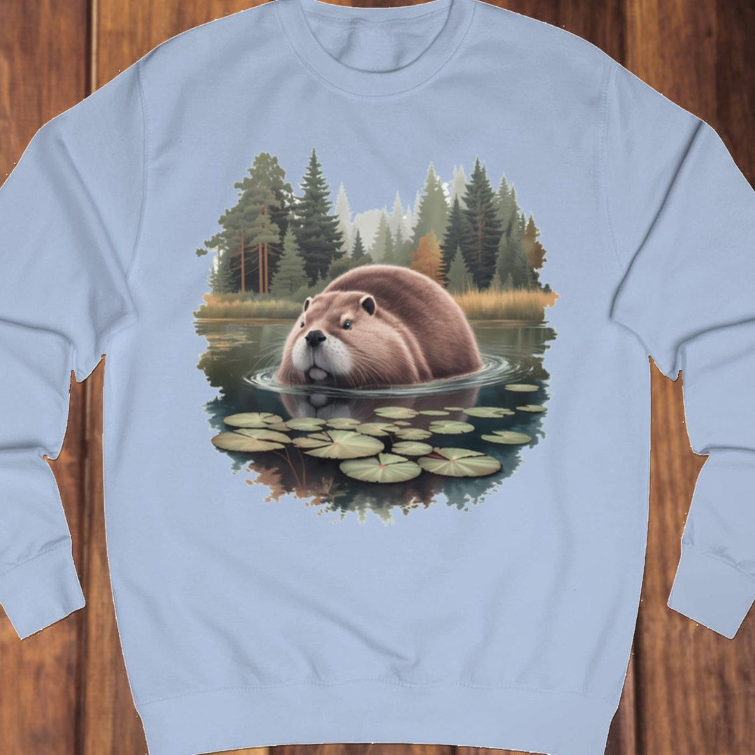 Bever in het bos sweatshirt