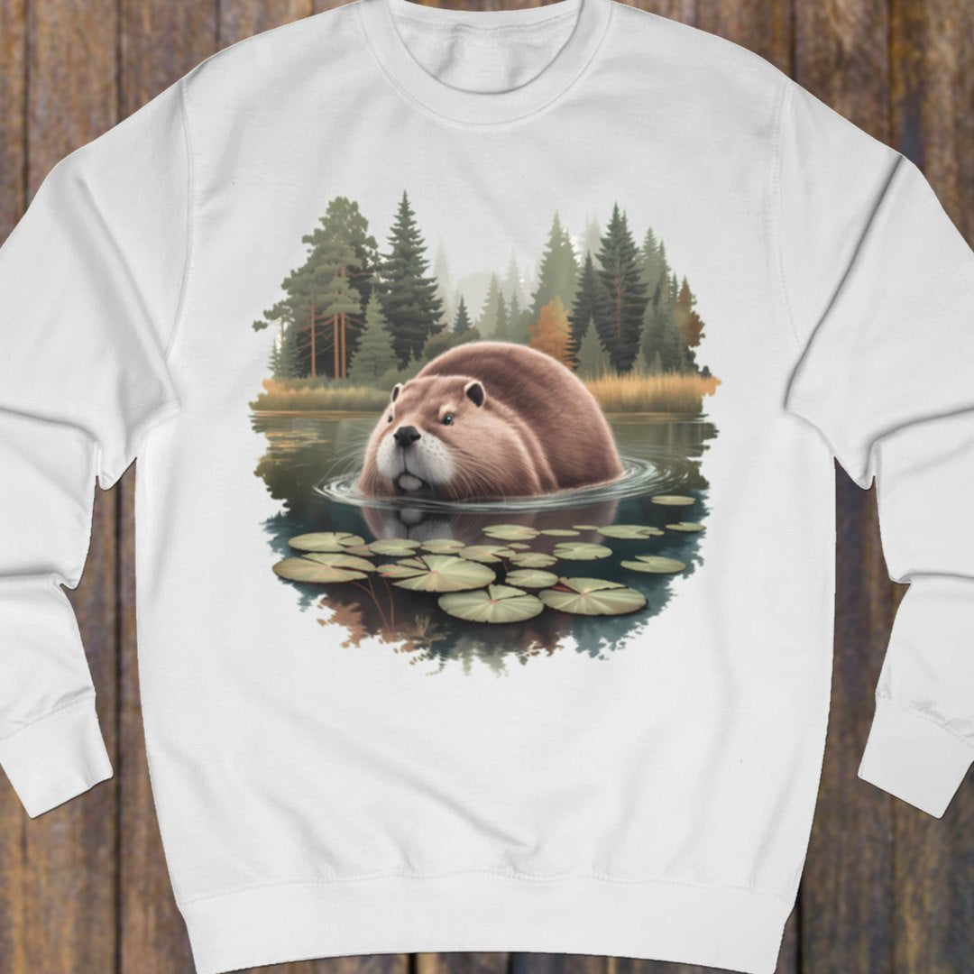 Bever in het bos sweatshirt