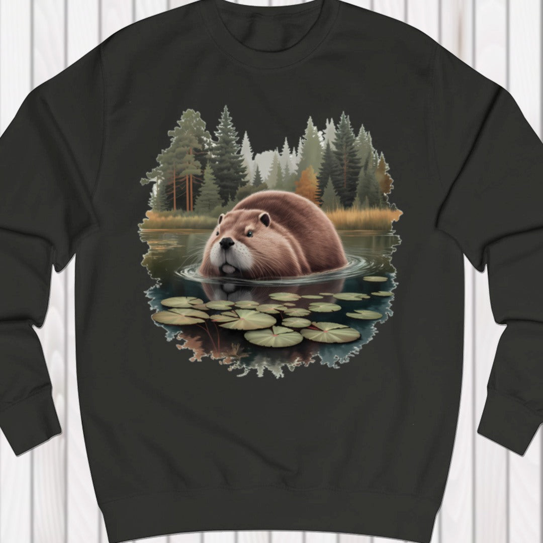 Bever in het bos sweatshirt