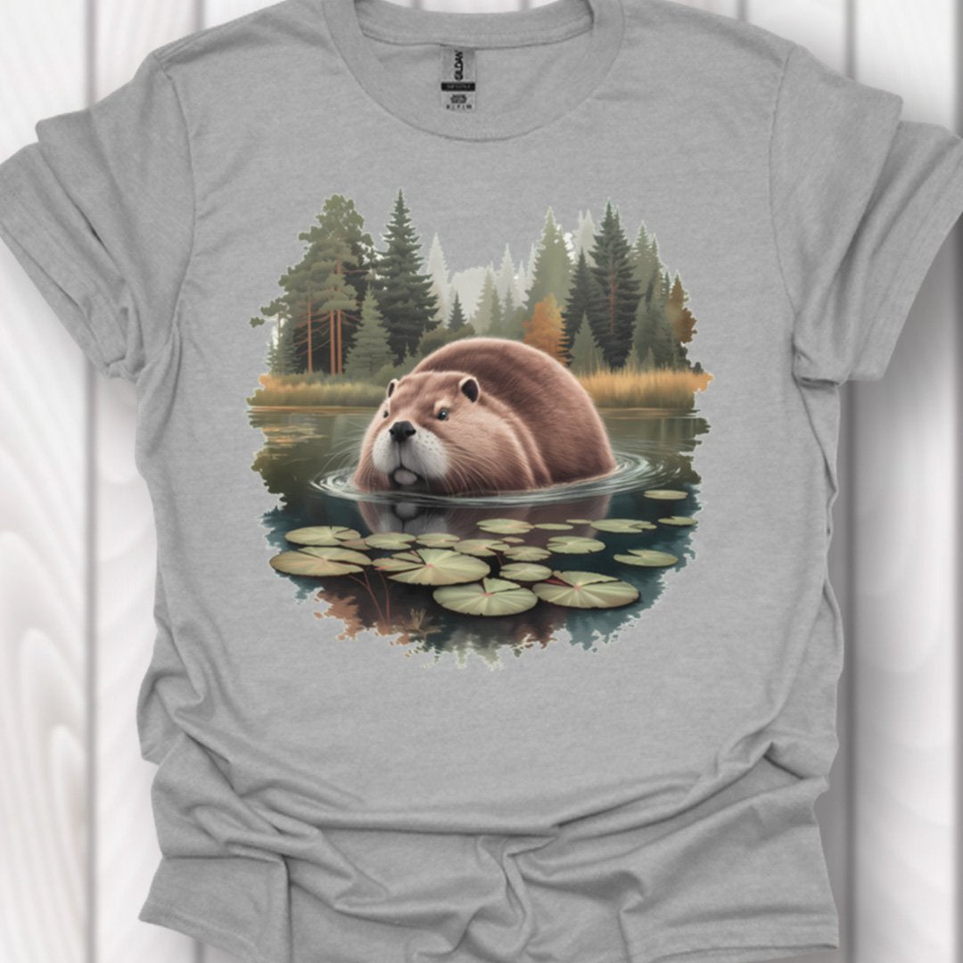 Bever in het bos T‑Shirt