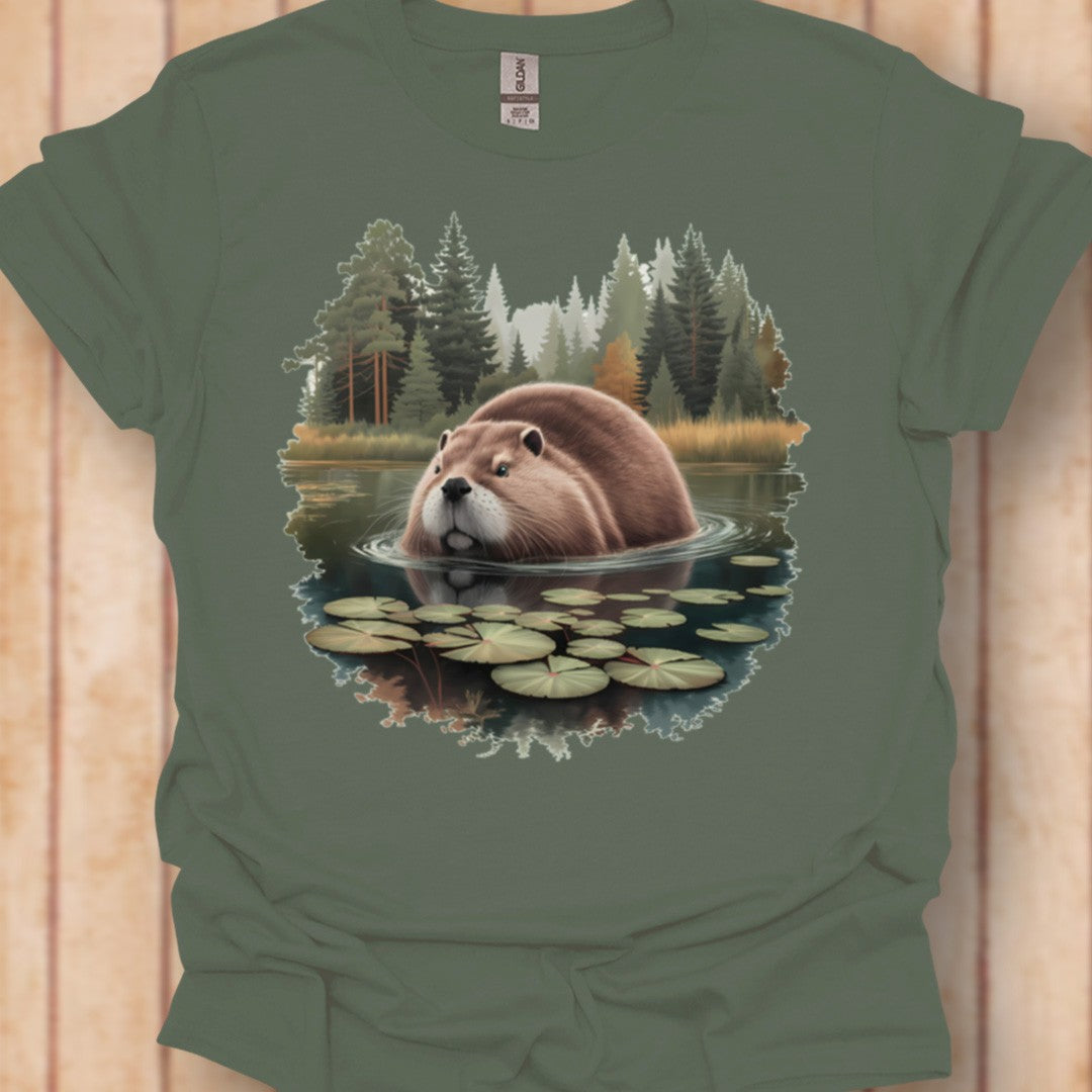 Bever in het bos T‑Shirt