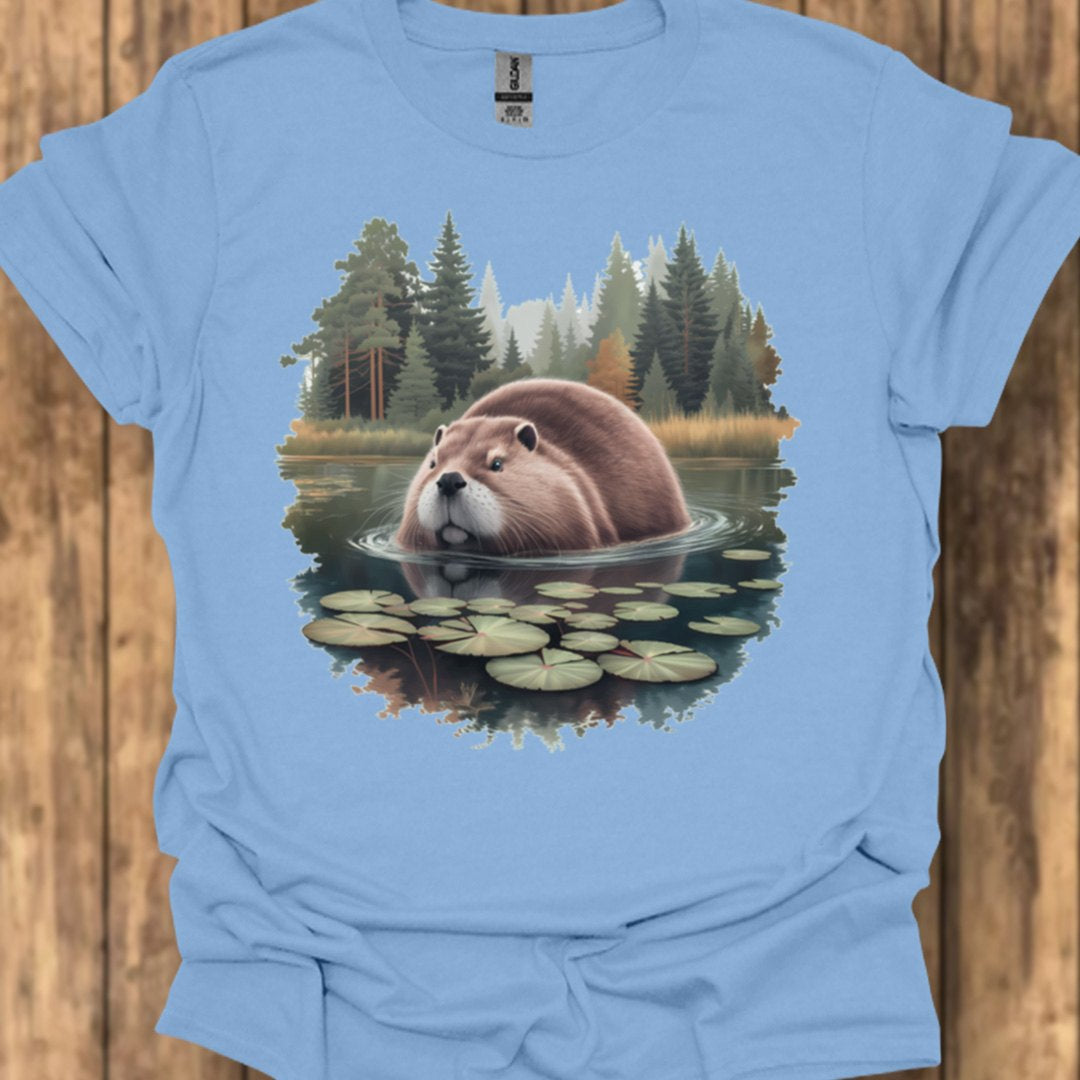 Bever in het bos T‑Shirt