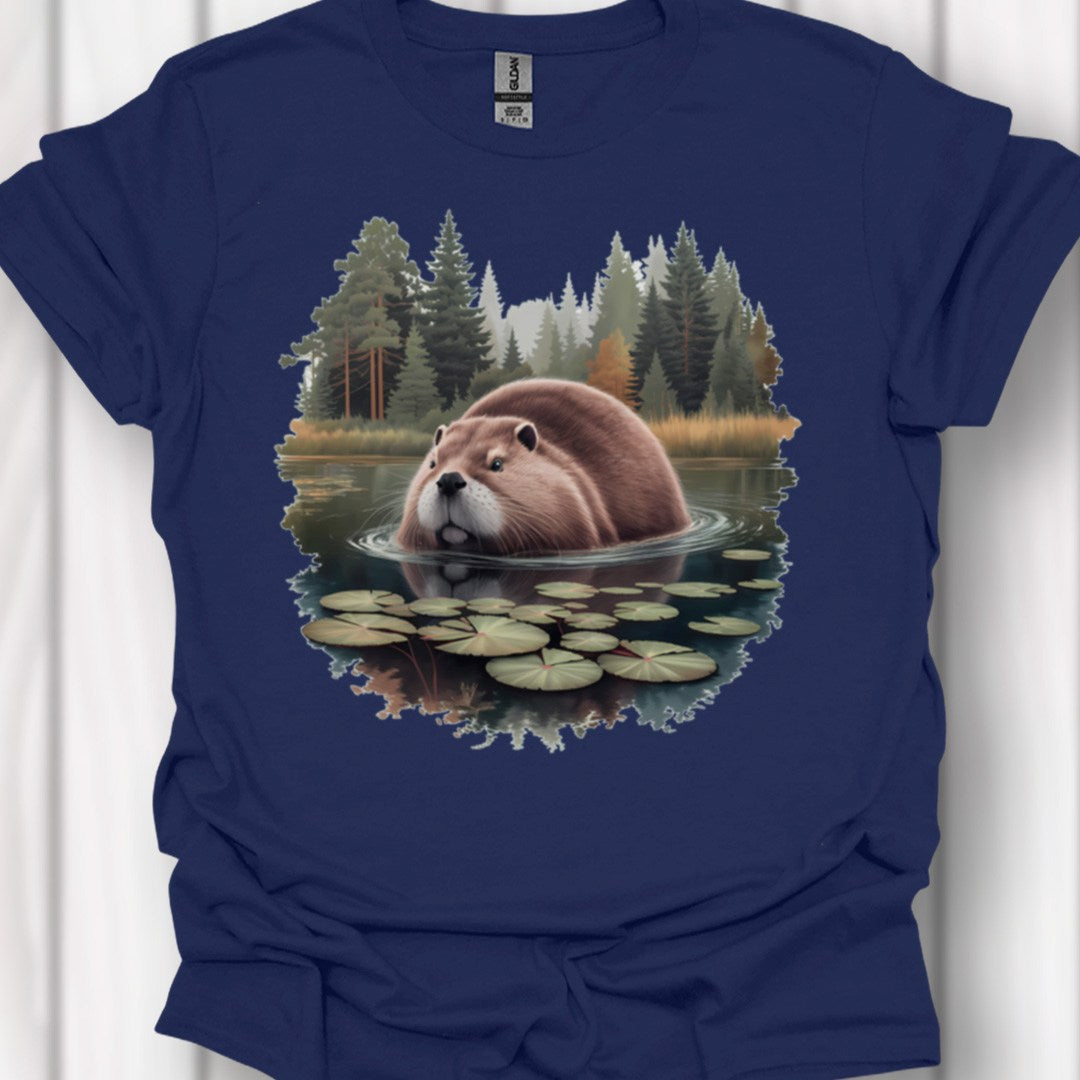 Bever in het bos T‑Shirt