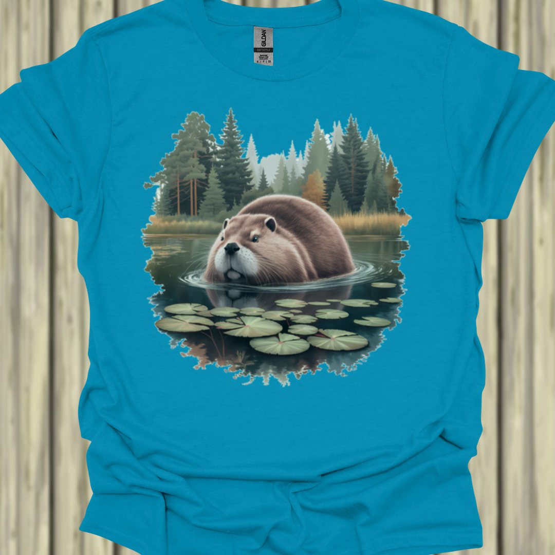 Bever in het bos T‑Shirt