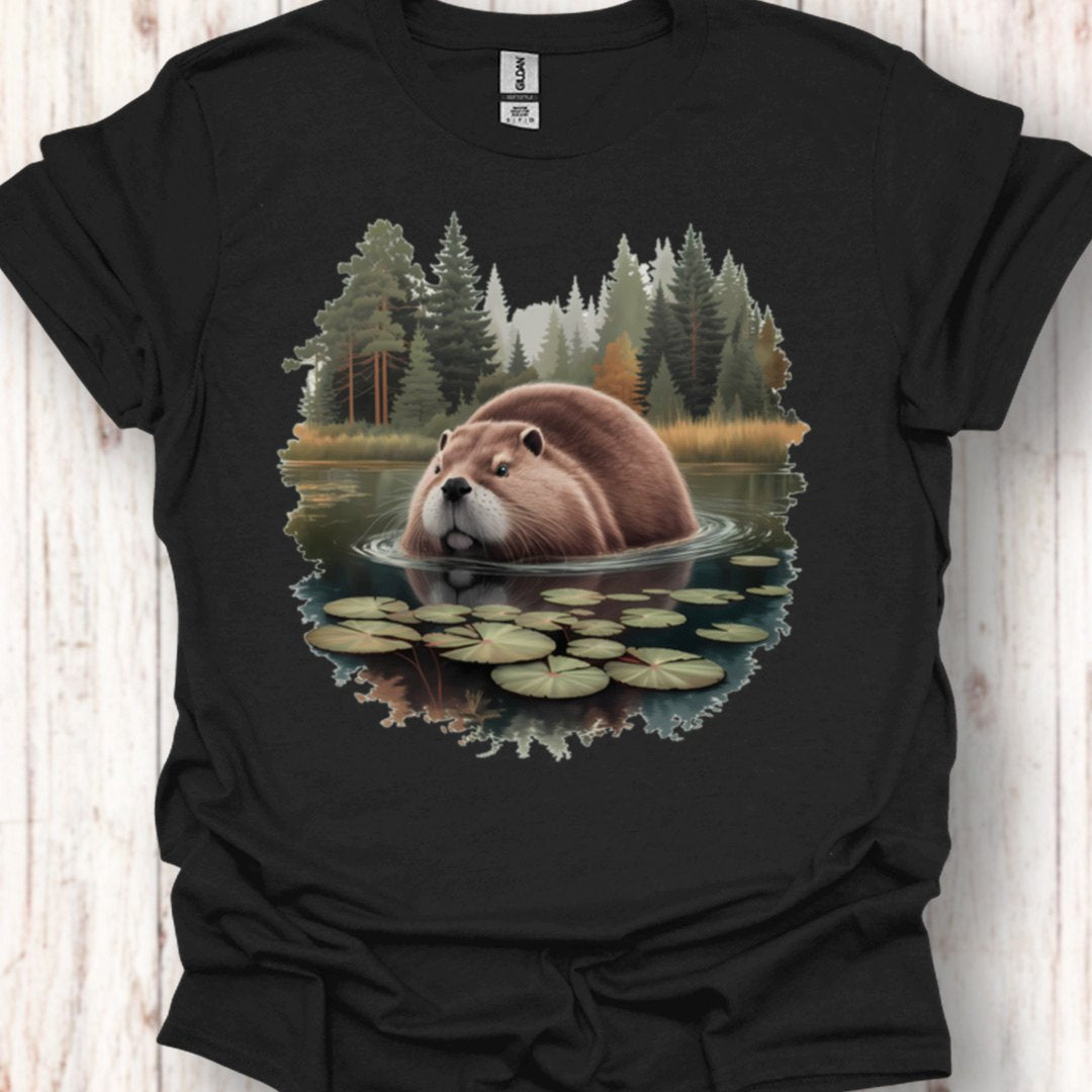 Bever in het bos T‑Shirt
