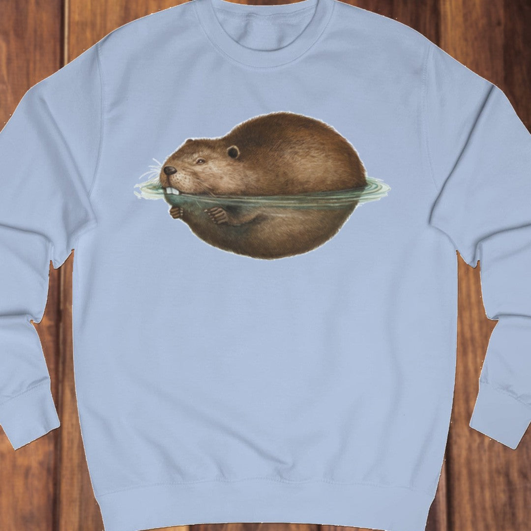 Floating beaver sweatshirt