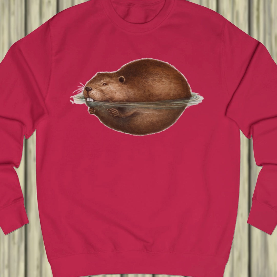 Floating beaver sweatshirt