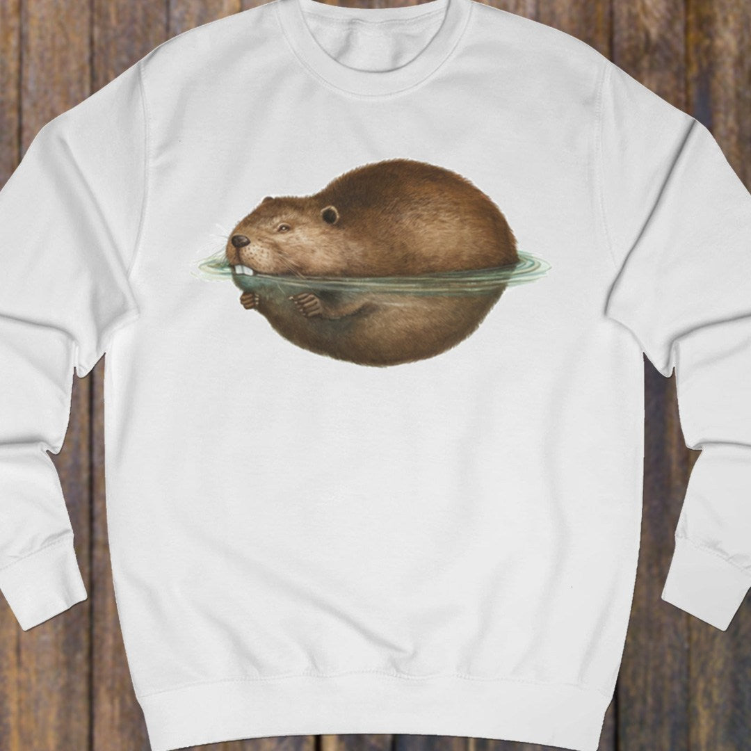 Floating beaver sweatshirt