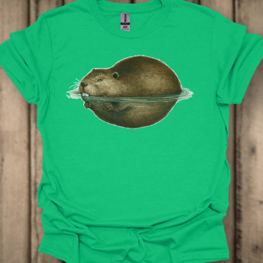 Dobberende Bever T‑Shirt