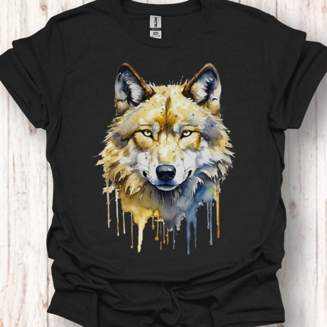 Wolf paintart tijdloos T-shirt