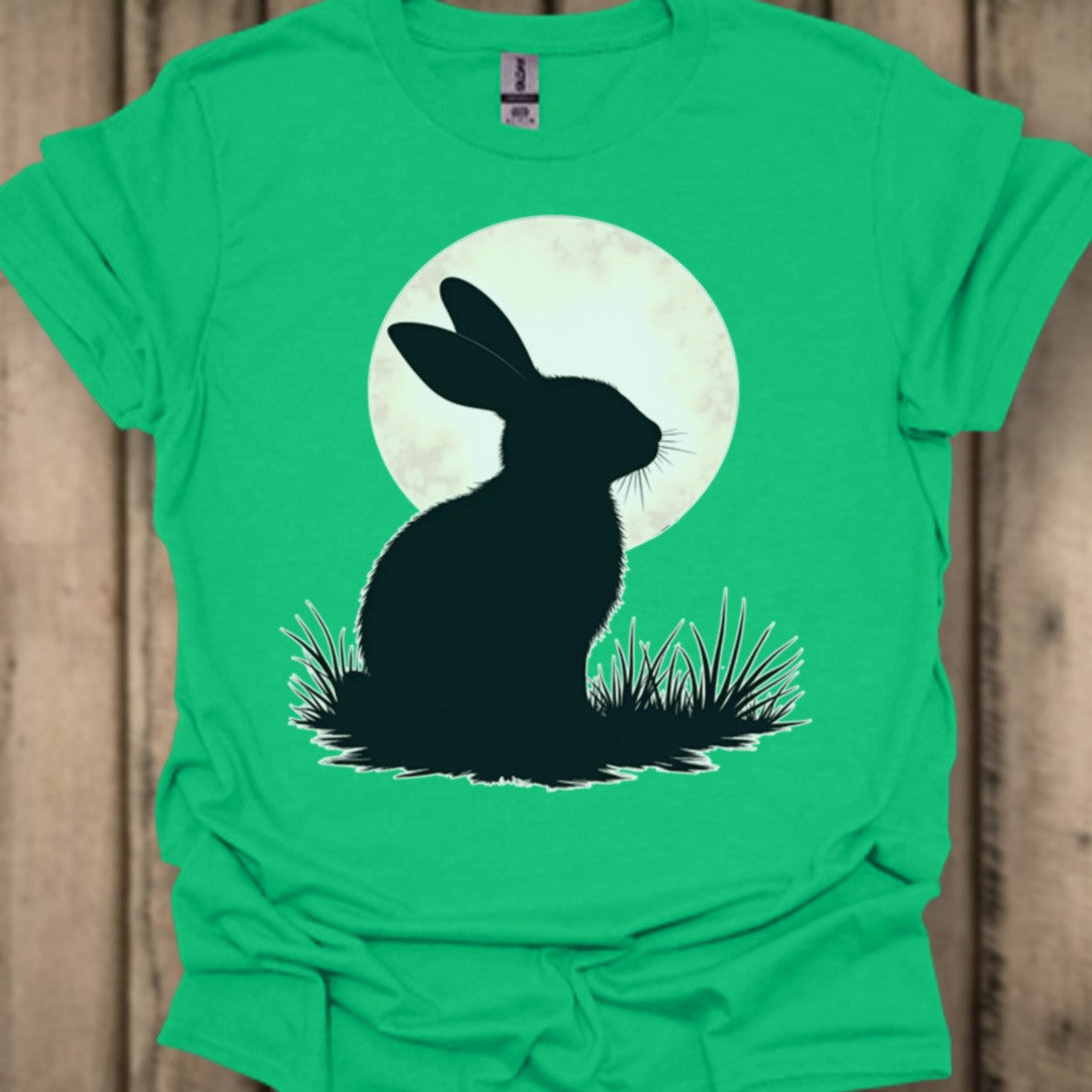 Konijn volle maan trendy T-shirt