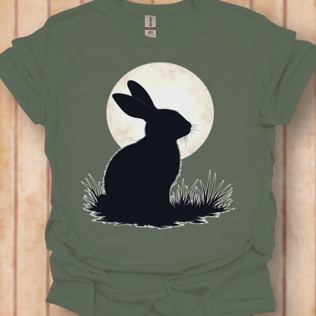Konijn Volle Maan T‑Shirt