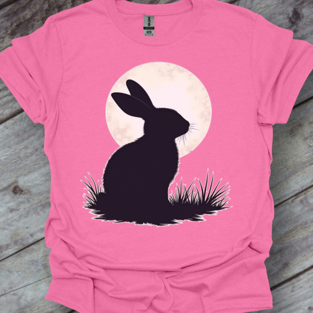 Konijn volle maan trendy T-shirt