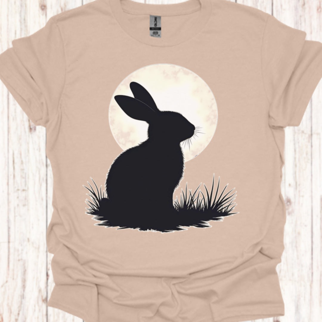 Konijn Volle Maan T‑Shirt