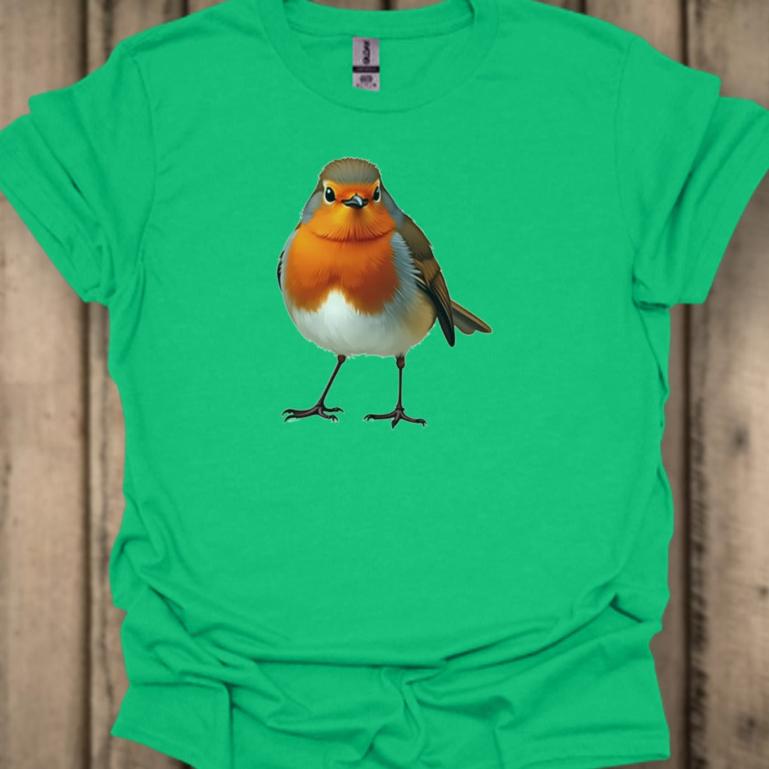 Roodborstje trendy T-shirt