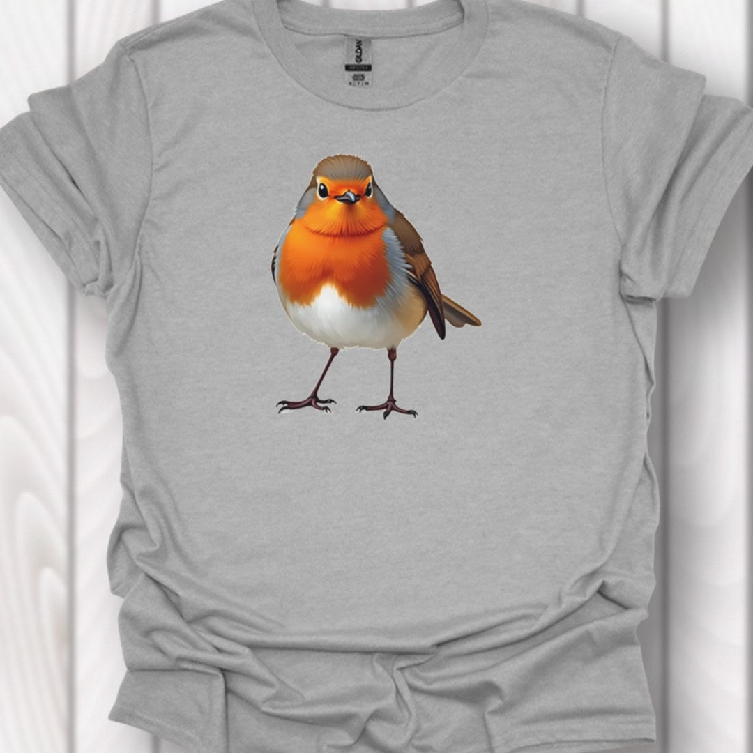 Roodborstje tijdloos T-shirt