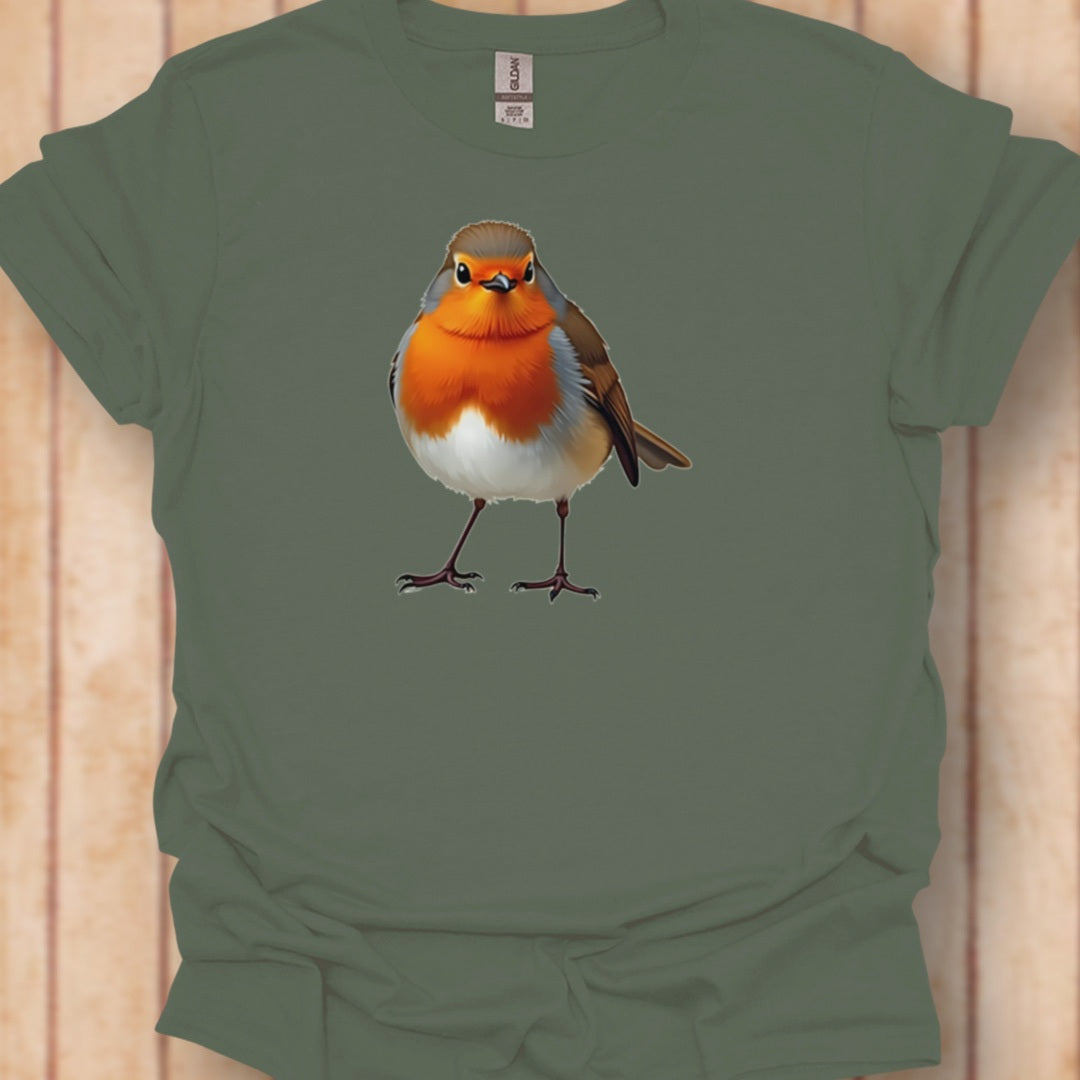 Roodborstje tijdloos T-shirt