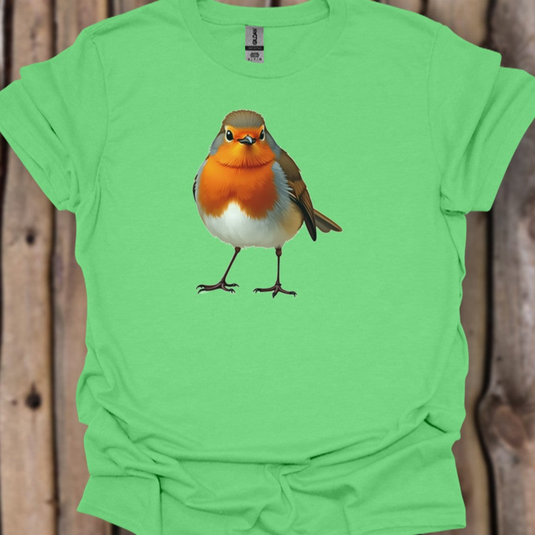 Roodborstje trendy T-shirt