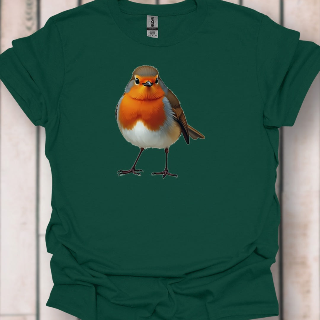 Roodborstje tijdloos T-shirt