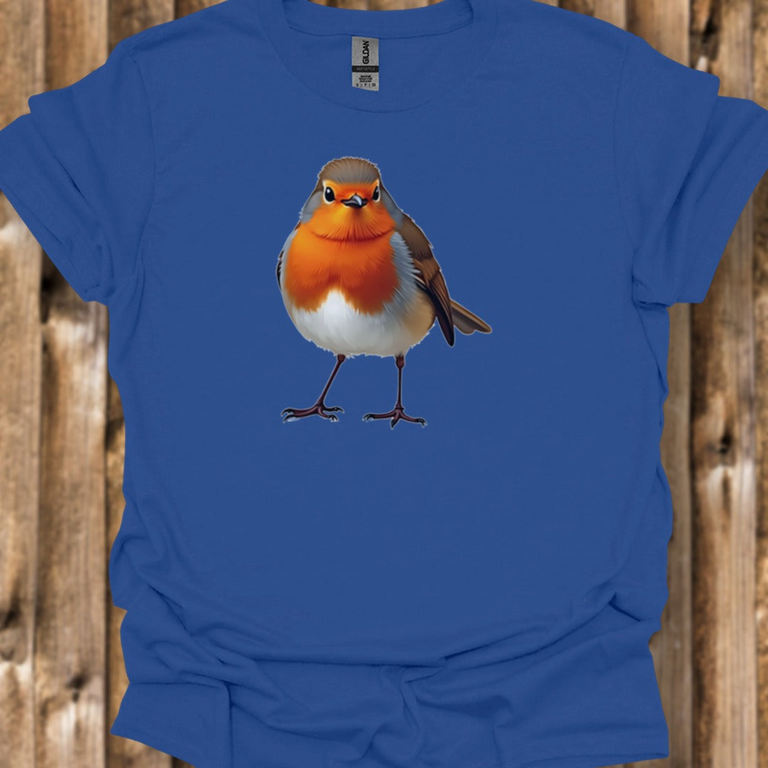Roodborstje trendy T-shirt