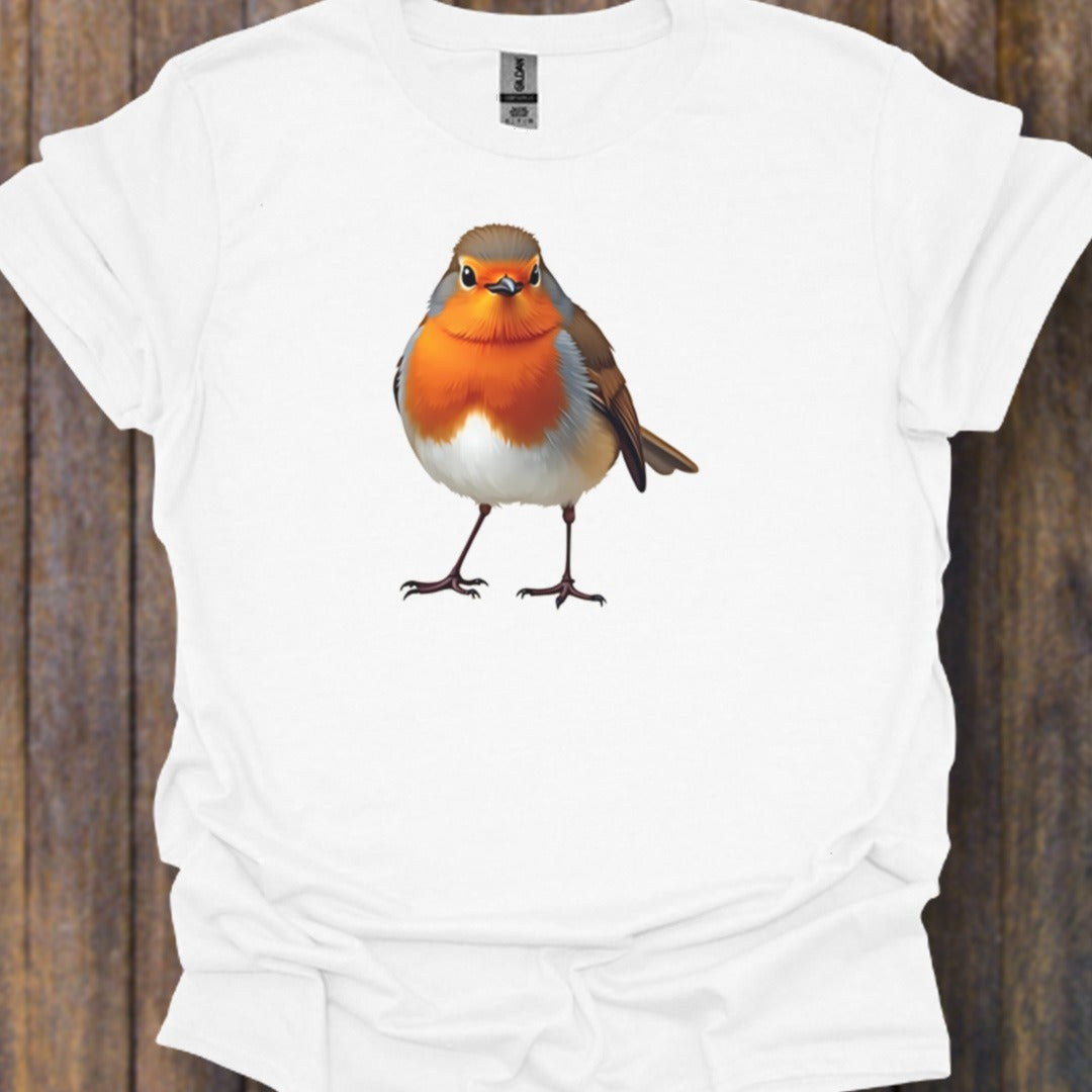 Roodborstje tijdloos T-shirt