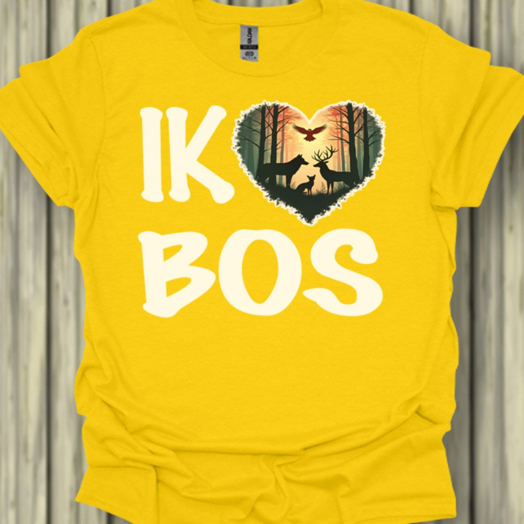 I love forest (Dutch) white trendy T-shirt