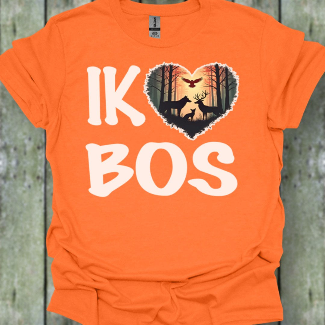 I love forest (Dutch) white trendy T-shirt
