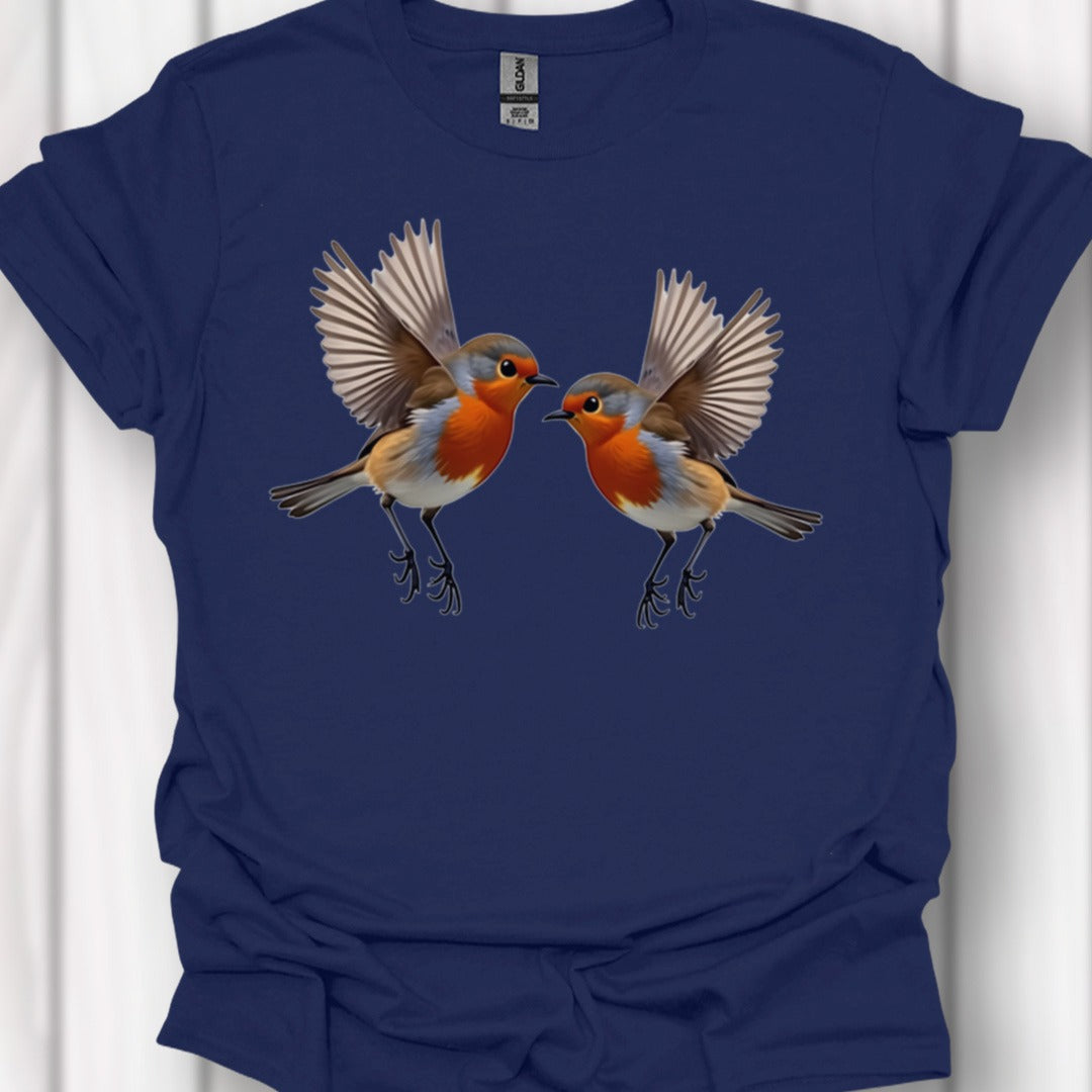 Fladderende Roodborstjes T‑Shirt
