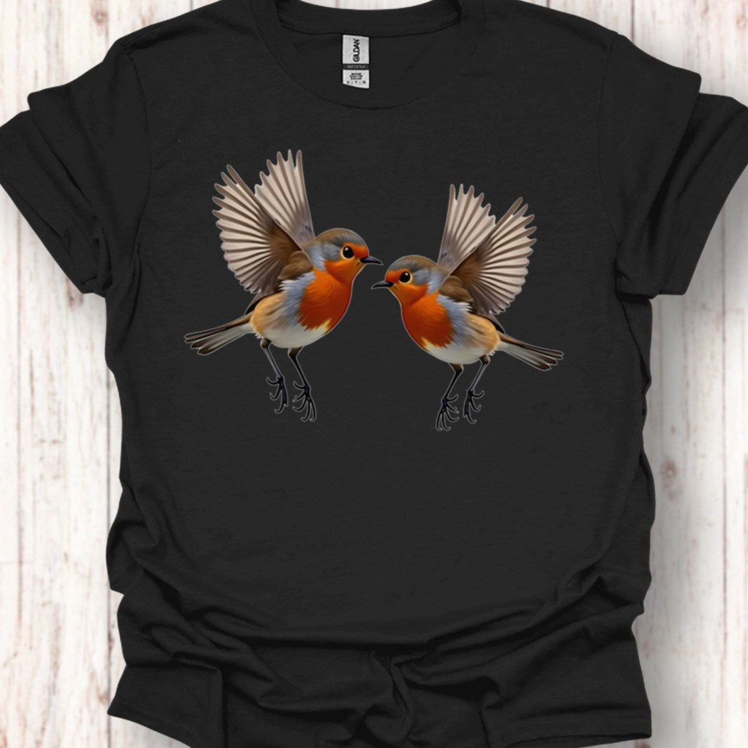 Fladderende Roodborstjes T‑Shirt
