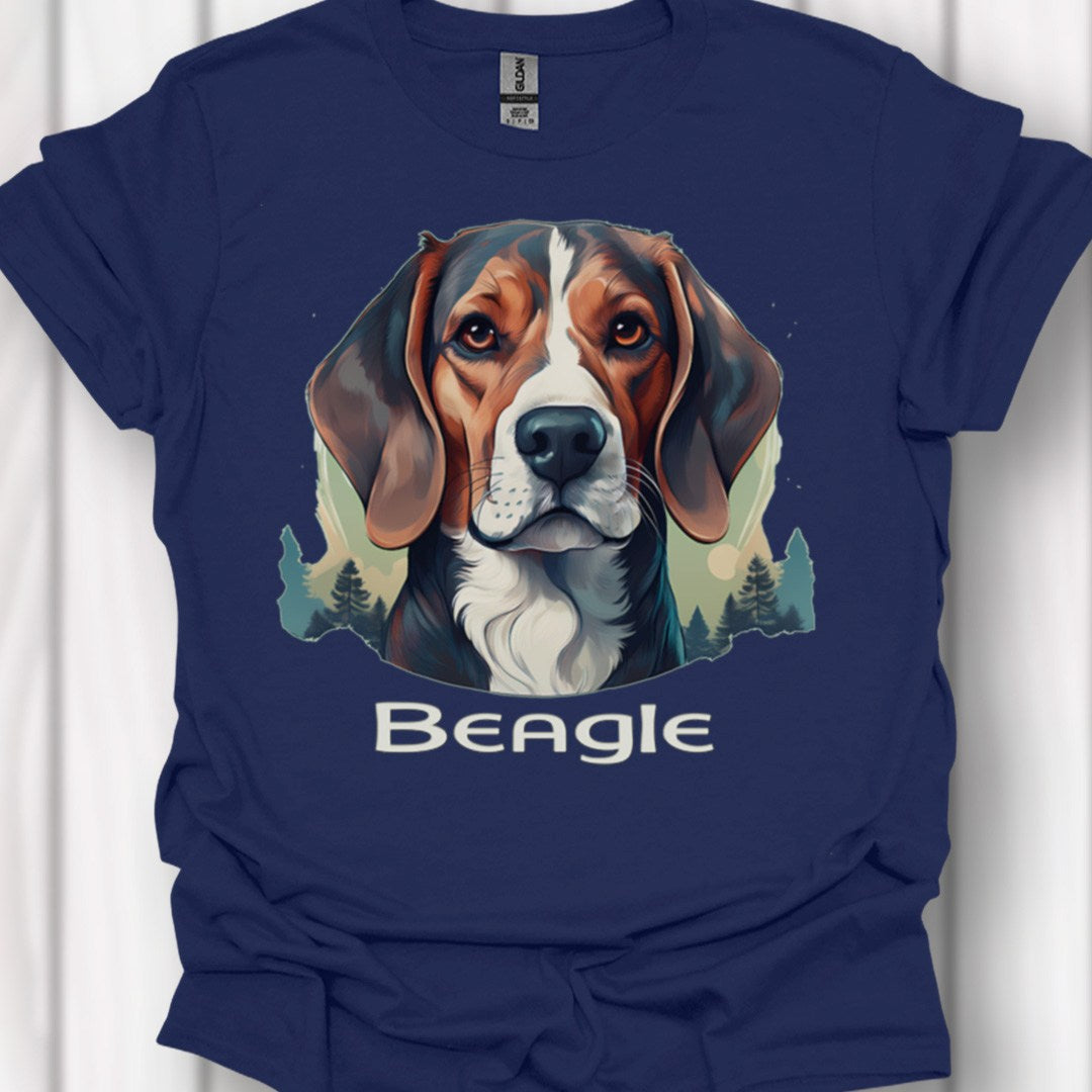 Beagle met rasnaam T‑shirt