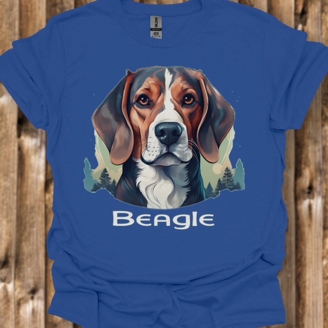 Beagle met rasnaam T‑shirt