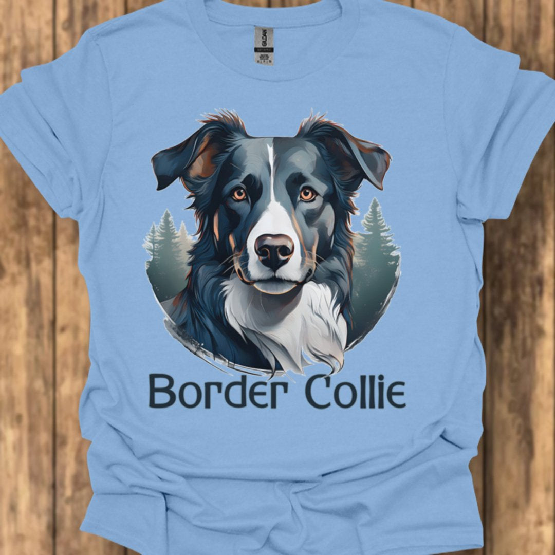 Border Collie met rasnaam T‑shirt