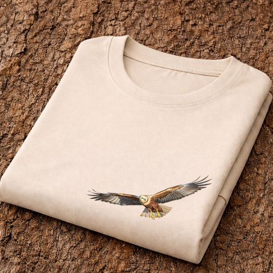 Bruine Kiekendief T‑shirt