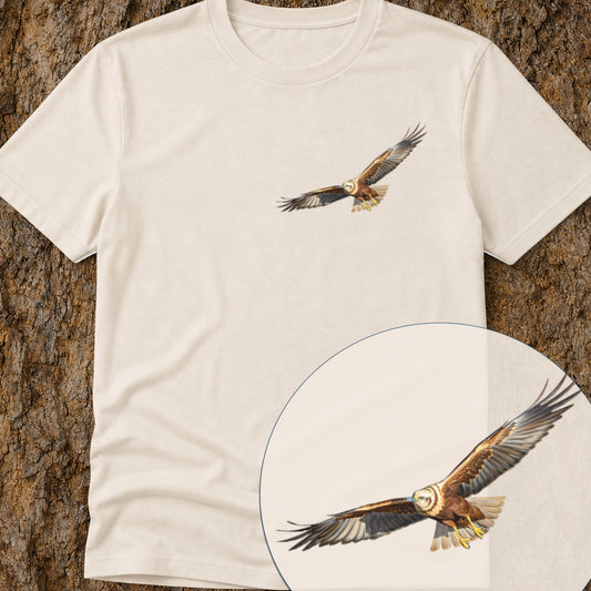 Bruine Kiekendief Bio T‑shirt