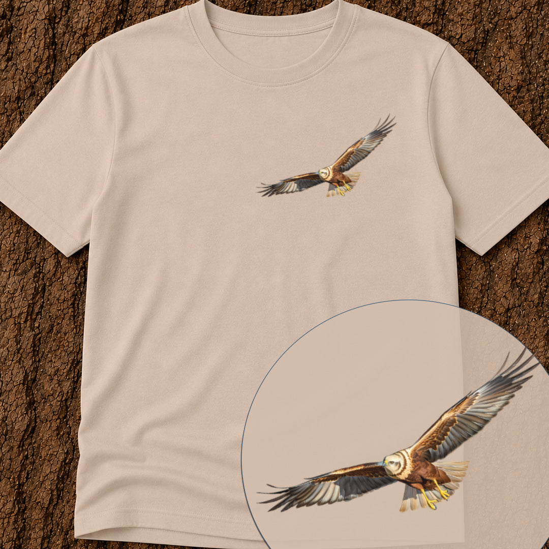 Bruine Kiekendief T‑shirt