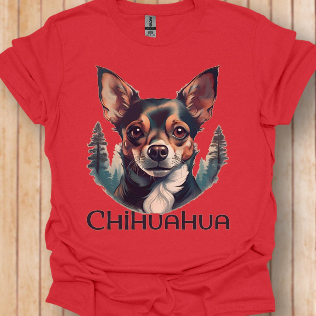 Chihuahua met rasnaam T‑shirt