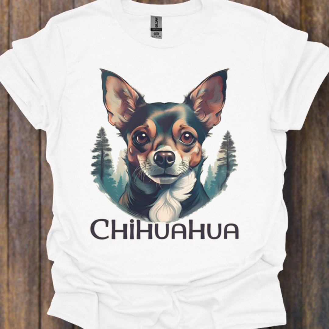 Chihuahua met rasnaam T‑shirt